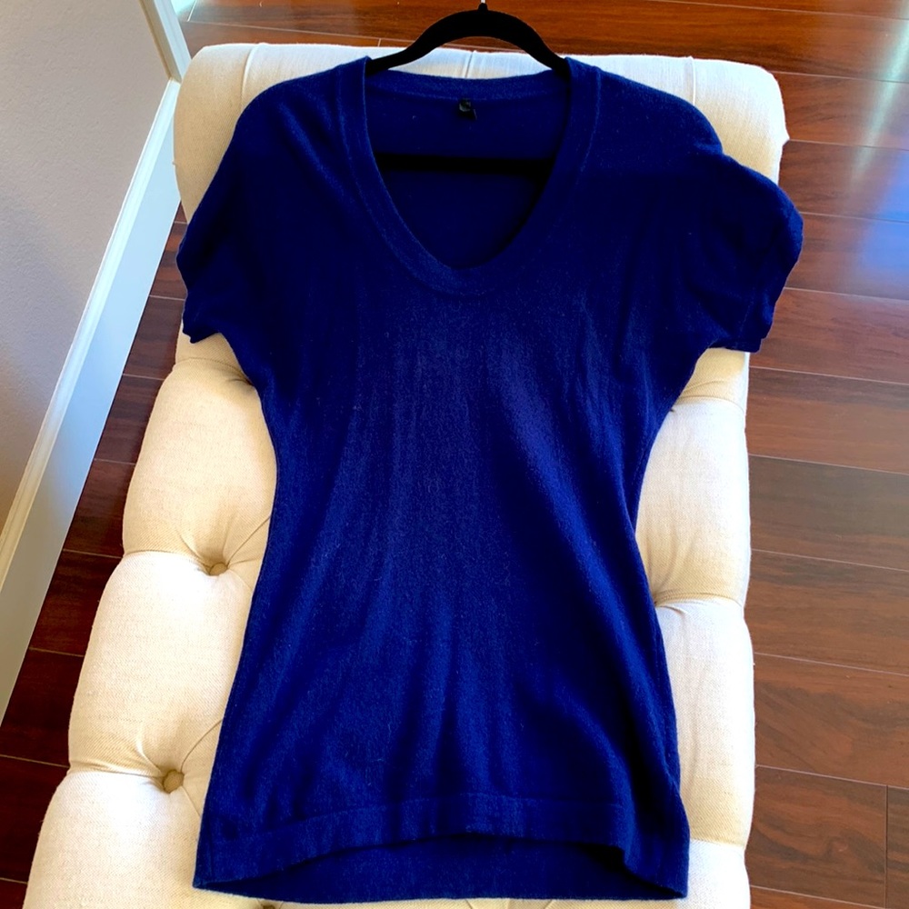 Wool Indigo Blouse